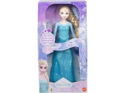Poup�e Elsa qui chante  30 cm - Elsa robe de Princesse - Poup�e Mannequin Reine Des Neiges - Disney Frozen - Mattel JDL58