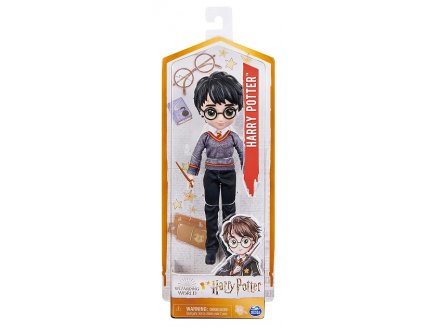 POUPEE HARRY POTTER AVEC BAGUETTE 20 CM - SPIN MASTER - 20133244 - WIZARDING WORLD