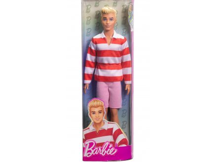 Poupée Ken Blond Fashionistas avec short et Polo - Barbie - Mattel - HYV01
