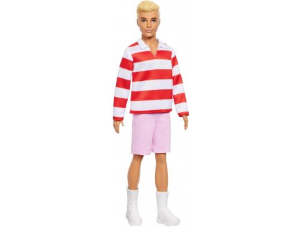 Poupée Ken Blond Fashionistas avec short et Polo - Barbie - Mattel - HYV01
