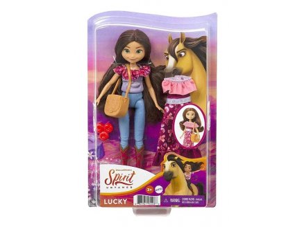 POUPEE LUCKY 19 CM AVEC TENUE ET ACCESSOIRES - SPIRIT - MATTEL - GXF17