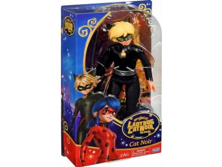 Poup�e Miraculous : Chat Noir 26 cm + accessoire - poup�e mannequin articul�e - Adrien - Bandai - P50002