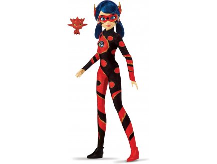 Poupée Miraculous : Dragonbug 26 cm + 2 accessoires - Poupée mannequin articulée Ladybug - Marinette - Bandai - P50010