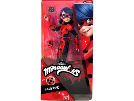 POUPEE MIRACULOUS : LADYBUG 26 CM + 2 ACCESSOIRES - POUPEE MANNEQUIN ARTICULEE - MARINETTE - BANDAI - P50006