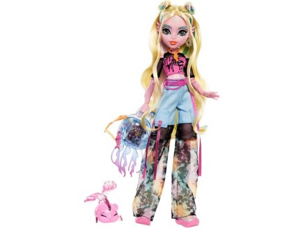 Poup�e Monster High Lagoona Blue avec animal et accessoires - Mattel - HXH75