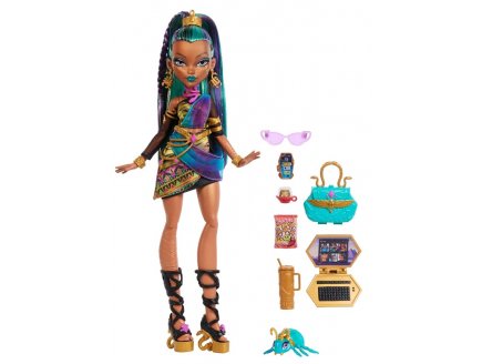 Poup�e Monster High Nefera de Nile avec Lavish et accessoires - Mattel - JDR48