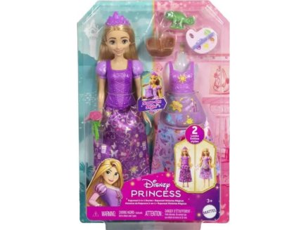 Poupee Raiponce 2 en 1 surprise partie et art - Disney Princess - Mattel - JBG09