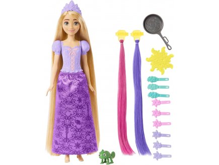 Poupe Raiponce Chevelure Fabuleuse - 15 Pieces - Poupe Mannequin - Disney princesse - Mattel - HLW18