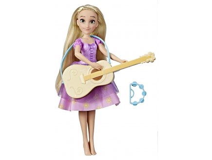 Poupee raiponce musicienne - poupee manequin 30 cm - disney princess - Hasbro - f3379
