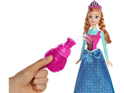 Poupee reine des neiges : anna couleur royale - disney frozen - Mattel - bdk32