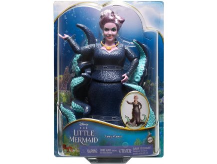 Poupée Ursula avec Tentacules 30 Cm - Poupée mannequin collection Ariel la petite sirène - Disney Princess - Mattel - HLX12
