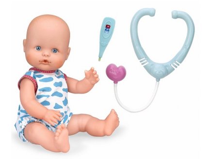 Poupon soins médicaux 35 cm - Poupée Docteur - Nénuco - 700011241 - Famosa