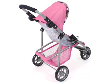 Poussette 3 roues lola jogger sport licornes poupee - Bayer chic 2000 - 61243