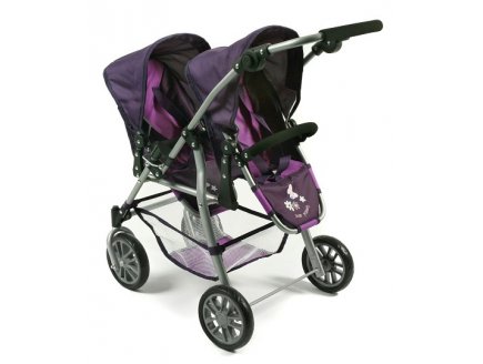 Poussette jumeaux twinny poupees - Bayer chic 2000 - 69125 - poussette double