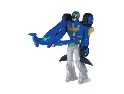 POWER RANGERS MEGAFORCE BLEU FIGURINE TRANS-VEHICULE - 12 CM - BANDAI - 88592