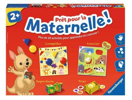 PRET POUR LA MATERNELLE 20 ACTIVITES - RAVENSBURGER - 24115 - JEU EDUCATIF