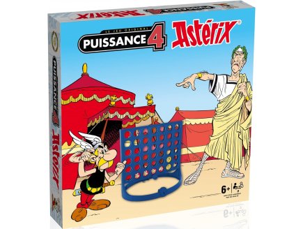 PUISSANCE 4 ASTERIX LE GAULOIS CONTRE JULES CESAR - LE JEU CLASSIQUE - HASBRO GAMING - JEU DE SOCIETE STRATEGIE