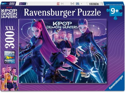 Puzzle 300 pièces XXL Le Trio Kpop Demon Hunters Rumi Mia et Zoey Collection Serie Télé - Ravensburger - 120035282