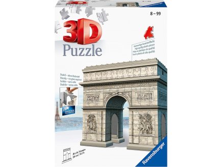 PUZZLE 3D ARC DE TRIOMPHE 216 PIECES - COLLECTION MONUMENT PARIS - RAVENSBURGER - 12514