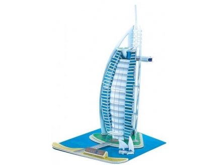 PUZZLE 3D BURJ AL ARAB - DUBAI - 37 PIECES - COLLECTION MONUMENT