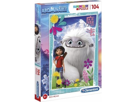 PUZZLE ABOMINABLE : YI Et EVEREST LE YETI BLANC 104 PIECES - COLLECTION DISNEY - CLEMENTONI - 27272