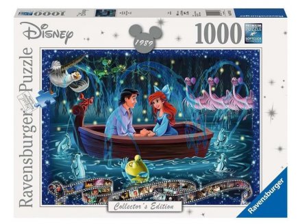 Puzzle ariel disney : balade romantique en barque 1000 pieces - dessin anime - Ravensburger - 19745