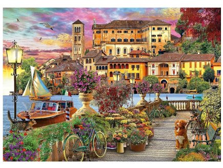 PUZZLE BALADE ITALIENNE 1500 PIECES - COLLECTION PEINTURE ITALIE ROMANTIQUE - EDUCA - 19562