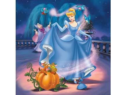 Puzzle blanche neige - cendrillon - ariel la petite sirene 3 x 49 pieces - Ravensburger - 093397