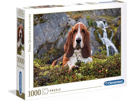 Puzzle chien charlie brown 1000 pieces - collection animaux - Clementoni - 39511