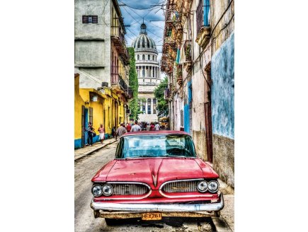 PUZZLE CUBA : VOITURE ANCIENNE DE LA HAVANE 1000 PIECES - COLLECTION VOITURE - EDUCA - 16754