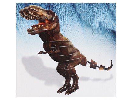 PUZZLE DINOSAURE 3D TYRANNOSAURE REX - JURASSIC WORLD