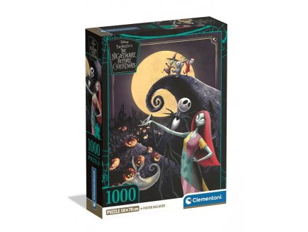 Puzzle Disney, L'Etrange Noël de Monsieur Jack 1000 pièces - Collection Cinéma, Film - Clementoni - 37060