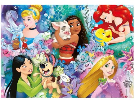 PUZZLE DISNEY LES PRINCESSES ET LEURS AMIS - 60 PIECES - CLEMENTONI - 26995