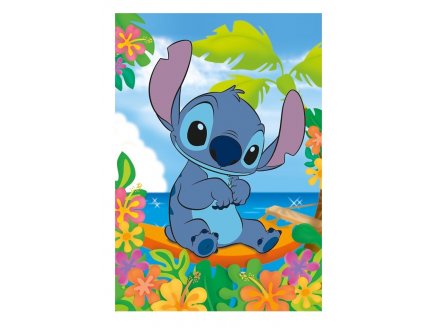 PUZZLE DISNEY : STITCH EN VACANCES A LA MER 104 PIECES - SUPERCOLOR - CLEMENTONI - 25755