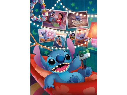 PUZZLE DISNEY STITCH : STITCH ET ANGEL ET LILO 1000 PIECES - DESSIN ANIME - CLEMENTONI 39793