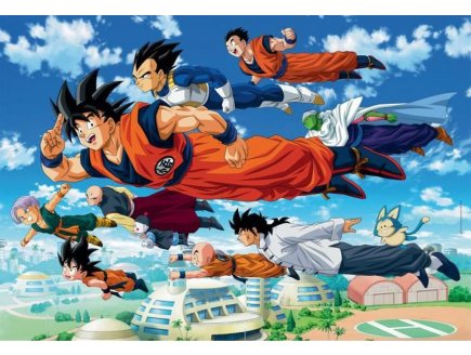 PUZZLE DRAGON BALL Z KRILIN - SON GOKU - SON GOTEN - PICCOLO 1000 PIECES - COLLECTION MANGA - CLEMENTONI - 39671