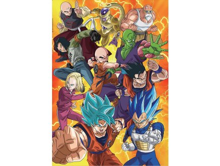 PUZZLE DRAGON BALL Z SONGOTEN PICCOLO KRILIN SON GOHAN SANGOKU 500 PIECES - COLLECTION DESSINS ANIMES - EDUCA - 19009