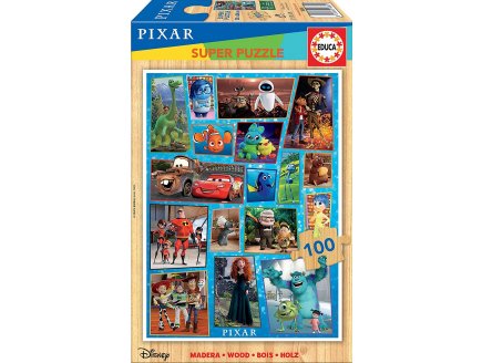 PUZZLE EN BOIS LES HEROS DISNEY 100 PIECES - EDUCA - 18881