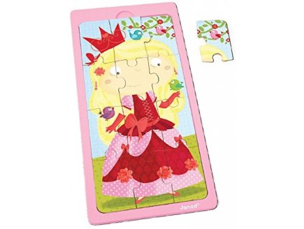 PUZZLE EN BOIS - PRINCESSE JESSICA 12 PIECES - JANOD - J07069