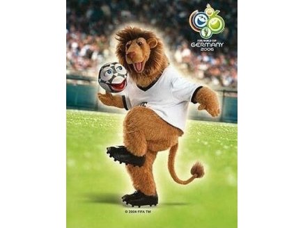 PUZZLE FOOTBALL FIFA WORLD CUP 2006 : LION GOLEO VI 100 PIECES - RAVENSBURGER - 109531