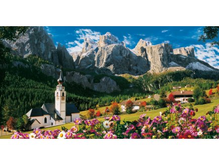 PUZZLE GEANT MASSIF DU SELLA : DOLOMITES 13200 PIECES - COLLECTION PAYSAGE D'ITALIE - CLEMENTONI 38007