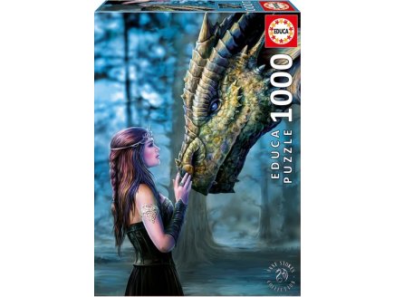 Puzzle il etait une fois 1000 pieces - collection dragon - Educa - 17099