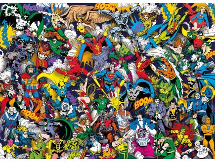 PUZZLE IMPOSSIBLE DC / JUSTICE LEAGUE 1000 PIECES - COLLECTION SUPER HEROES - CLEMENTONI - 39599