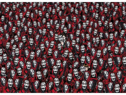 PUZZLE IMPOSSIBLE LA CASA DE PAPEL 1000 PIECES - COLLECTION TELE SCIENCE FICTION - NETFLIX CLEMENTONI - 39527