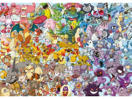 PUZZLE IMPOSSIBLE POKEMON : LE CHALLENGE 1000 PIECES - COLLECTION DESSIN ANIME - RAVENSBURGER - 151660