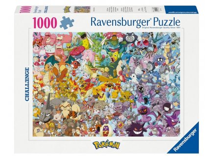 Puzzle impossible pokemon : le challenge 1000 pieces - collection dessin anime - Ravensburger - 151660