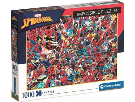 Puzzle impossible spiderman 1000 pi?ces - collection super h?ros dc spider-man - Clementoni 39657