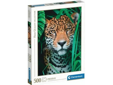 Puzzle jaguar dans la foret 500 pieces - collection sauvages - Clementoni - 35127