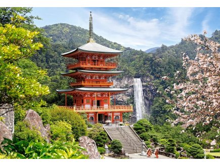 PUZZLE JAPON : TEMPLE SEIGANTO-JI 1000 PIECES - COLLECTION PAYSAGE ASIE ET MONTAGNE - CASTORLAND