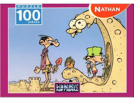 PUZZLE KIDPADDLE A LA PLAGE CONCOURS DE PATES DE SABLE 100 PIECES KID PADDLE - NATHAN - 867516